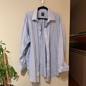 Brooks Brothers White and Blue Plaid Shirt